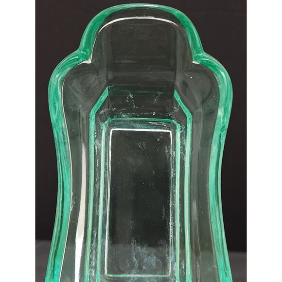 Set Of 4 Vintage Uranium Vaseline Glass Banana Split Sundae Bowls - Picture 12 of 12